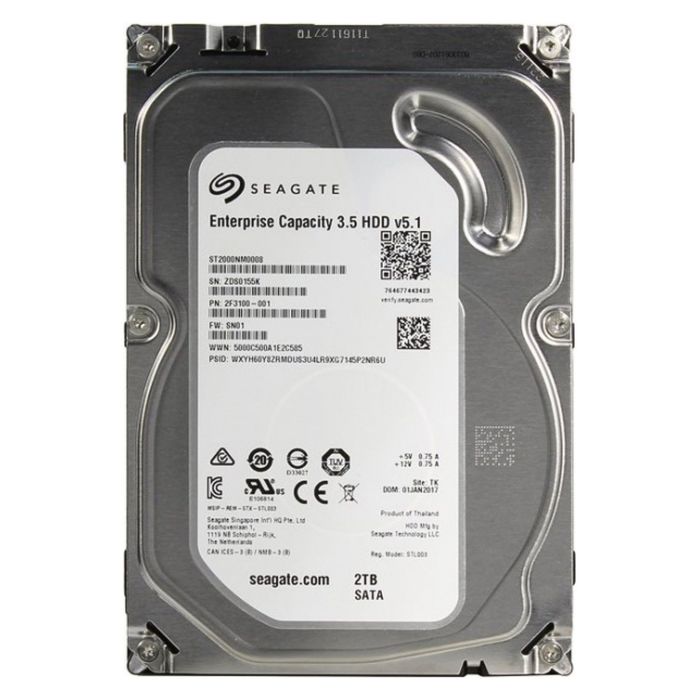 Жесткий диск Seagate Enterprise Capacity 2Tb (ST2000NM0008) SATA-III