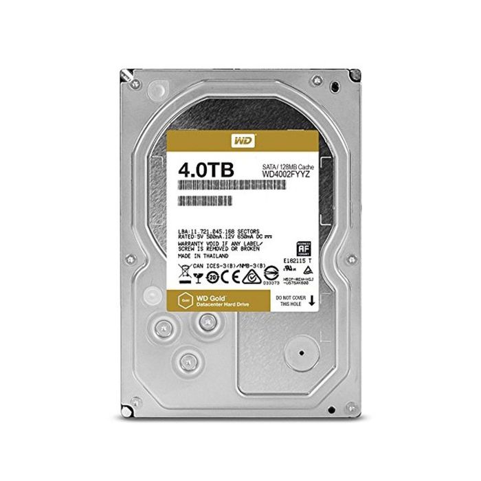 Жесткий диск WD Gold 4Tb (WD4002FYYZ) SATA-III