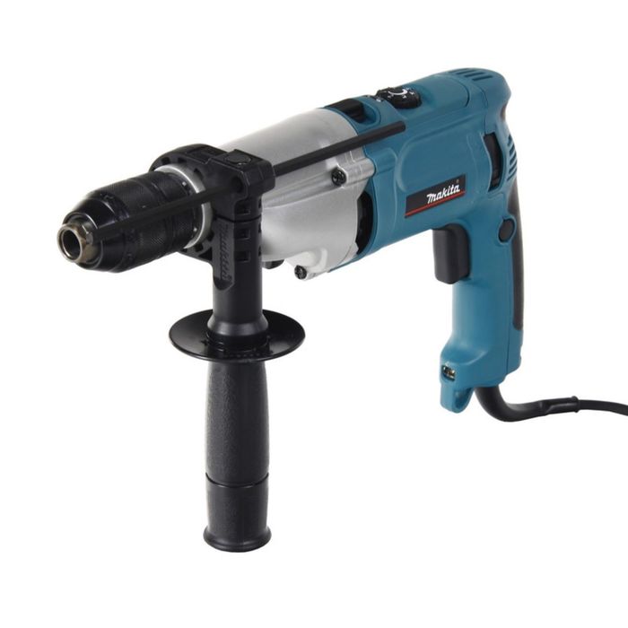 Дрель ударная Makita HP 2071 F , 20мм,реверс, 1100Вт,0-1200/2900 об/мин, 2-х скорост.