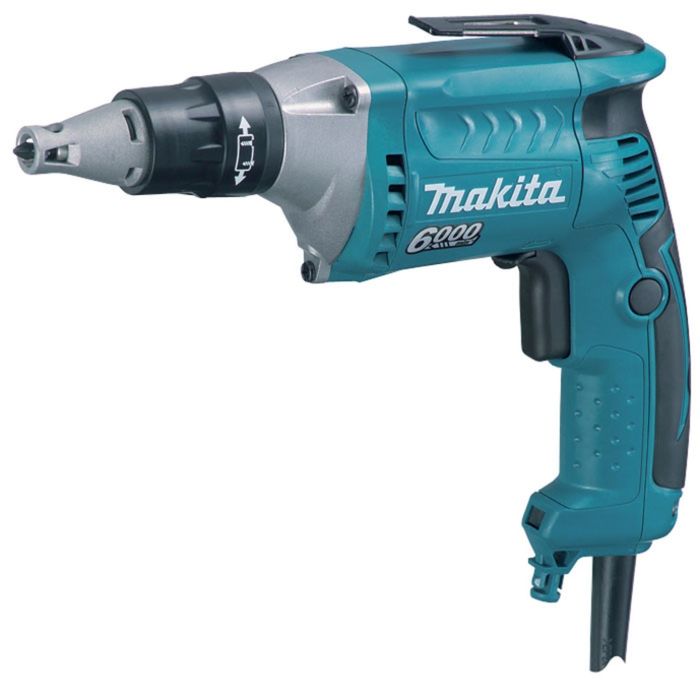 Дрель-шуруповерт Makita FS6300, для гипсокартона, 570Вт, 6000об/м,6-ти гран 1/4&quot;