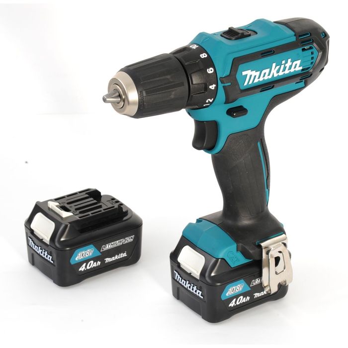 Дрель-шуруповерт Makita DF331DWME, 10.8В,2х4Ач,БЗП-10мм,0-450/1700об/м