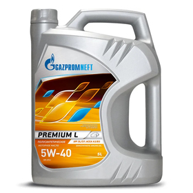 Масло моторное Gazpromneft Premium L 5W-40, 5 л 2481798