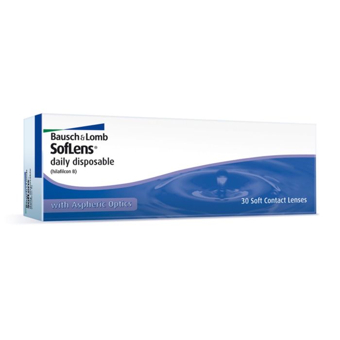 Контактные линзы Soflens Daily Disposable, -5,75/8,6, в наборе 30шт.