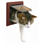 Дверца Trixie для кошки ,15,8х14,7см, с 4 функциями, коричневый. Дверца Trixie для кошки ,15,8х14,7см, с 4 функциями, коричневый.