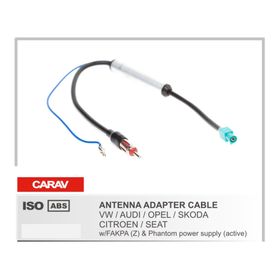 Антенный переходник CARAV 13-008 (ANT адаптер VW / AUDI / OPEL / SKODA / CITROEN / SEAT) 2488594