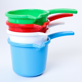 Ковш для купания детский 1,3 л, цвет МИКС (2 шт)