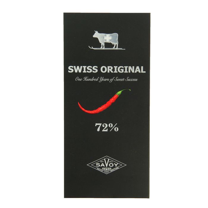 Шоколад &quot;Swiss Original&quot; горький с кайенским перцем 100 гр