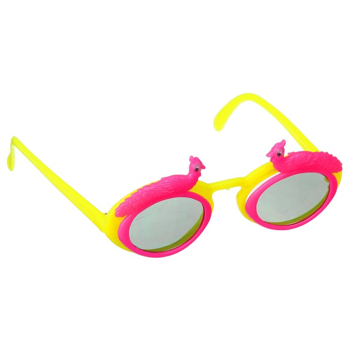 Карнавальные очки детские, двойное стекло, цвета МИКС
