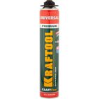 Пена KRAFTOOL KRAFTFLEX PREMIUM PRO, проф., монтажная, пистолетная, всесезонная, 750 мл