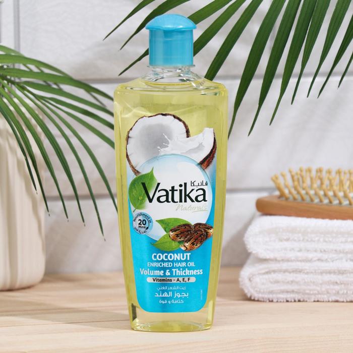 Масло для волос Dabur VATIKA Coconut Enriched обогащённое Кокосом, 200 мл