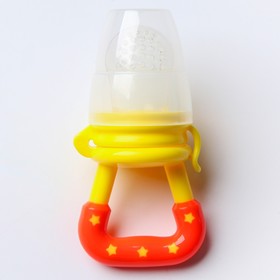 Nibbler with a silicone cap, for girl, color MIX