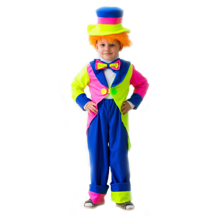 Карнавальный костюм "Клоун в шляпе", 5-7 лет, рост 122-134 см - фото 899930