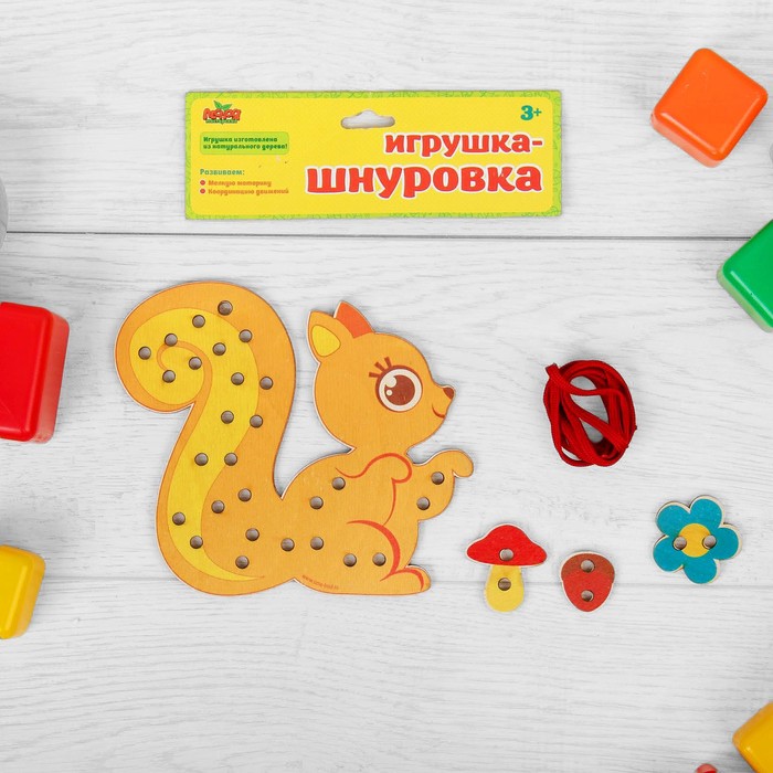 Шнуровка фигурная &quot;Белочка&quot;