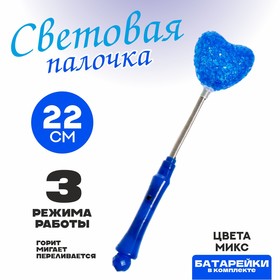 Световая палочка «Сердце», на пружине, под стекло, цвета МИКС в Донецке