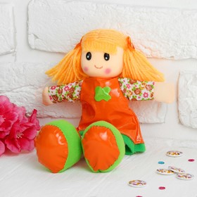 Мягкая игрушка «Кукла», на платьишке цветочек, цвета МИКС