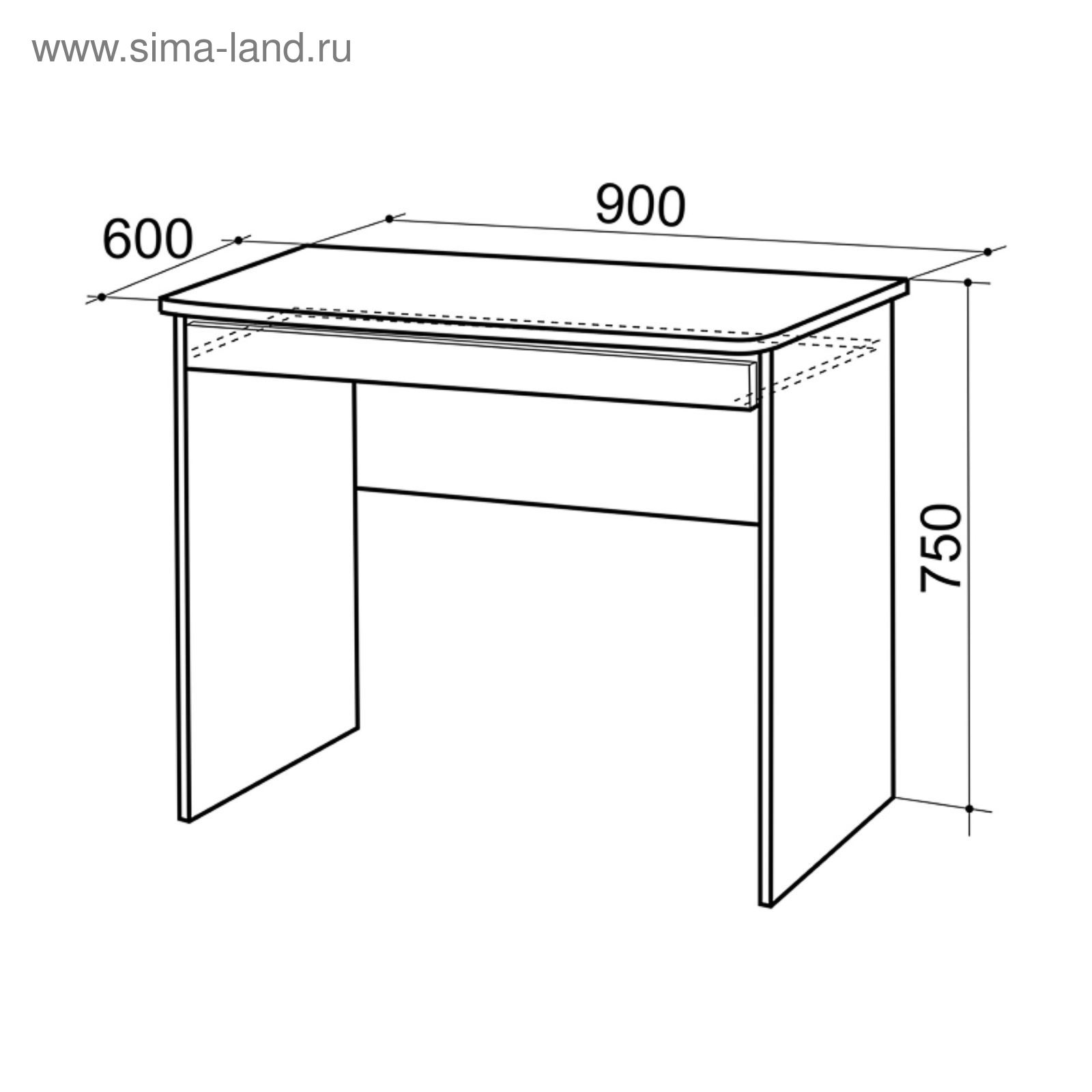 Размеры столешницы компьютерного стола
