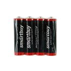 Батарейка солевая Smartbuy Super Heavy Duty, АА, R6-4S, спайка, 4 шт. Батарейка солевая Smartbuy Super Heavy Duty, АА, R6-4S, спайка, 4 шт.