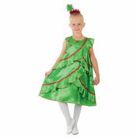 Carnival costume "Herringbone satin" dress rim, R-28 R, height 104 cm