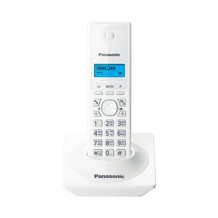 Телефон панасоник радио. Panasonic KX-tg1711 ruw White. Телефон DECT Panasonic KX-tg2511uan. KX-tg1711uaw. Panasonic KX tg1711uab.