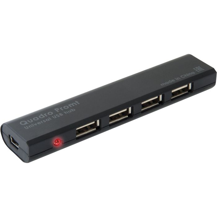 Универсальный USB разветвитель Defender, Quadro Promt USB 2.0, 4 порта
