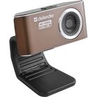 Веб-камера DEFENDER G-lens 2693, 2МП, 1920 х 1080p, FullHD, коричневая Веб-камера DEFENDER G-lens 2693, 2МП, 1920 х 1080p, FullHD, коричневая