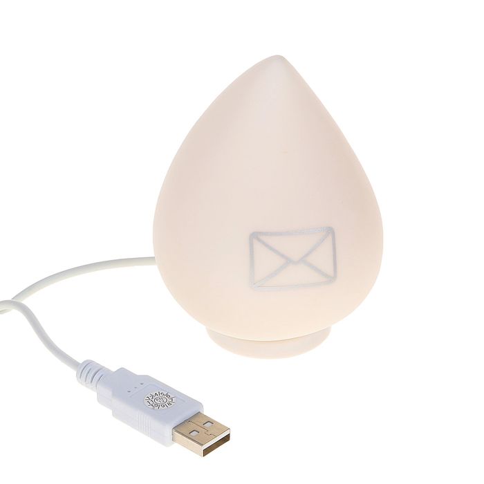 USB-уведомитель CBR UG003, форме капельки, белый