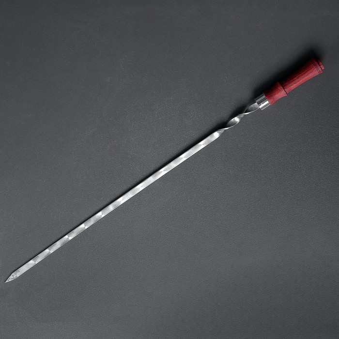 Шампур с деревянной ручкой, 57 см