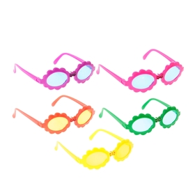 Carnival glasses kids "Scallop", MIX colors