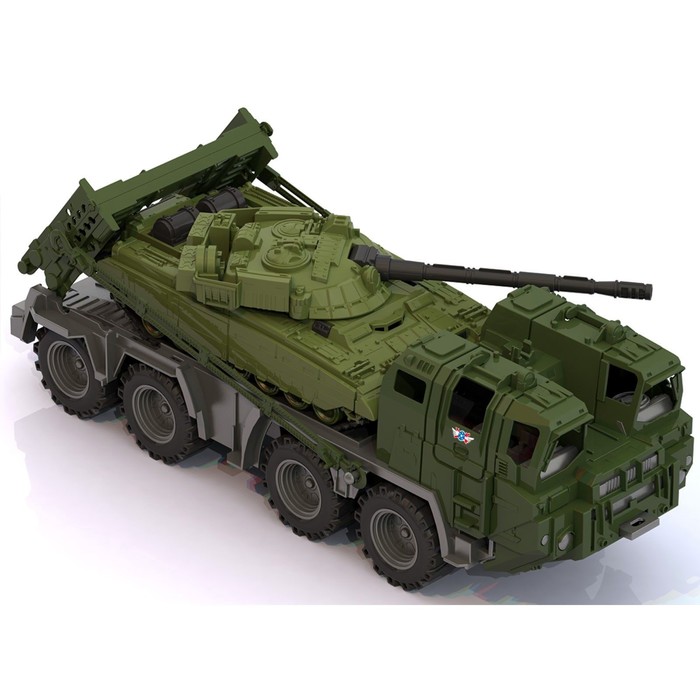 Военный тягач «Щит», с танком - фото 8308063