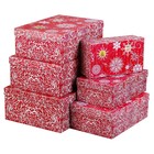 Набор коробок 6 в 1 «Узоры» 22.5 × 12.5 × 7.5‒32 × 22 × 11.5 см