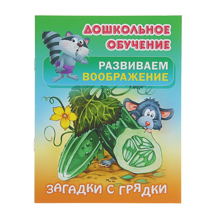 Дошкольное обучение. Развиваем воображение(А5+) Русск.народн.загадки &quot;Загадки с грядки&quot;