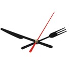 Set of 3 arrows for hours black fork knife 58/72 (671) (packing 100 sets)