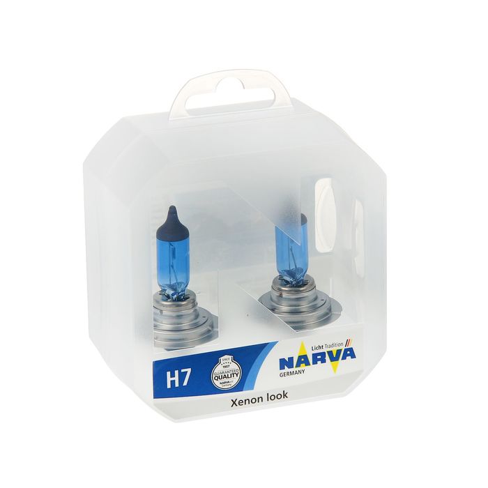 Лампа автомобильная Narva Range Power White, H7, 12 В, 55 Вт, (PX26d) RPW (п.уп 2шт)