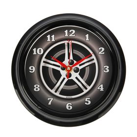 Часы настенные "Колесо", "Рубин", 21х21 см