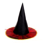 Carnival hat "Witch", red