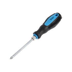 2 in 1 screwdriver TUNDRA basic, PH2 and SL 6x100 (+/-), processing of polished, two material handle