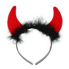 Carnival headband "Red horns"