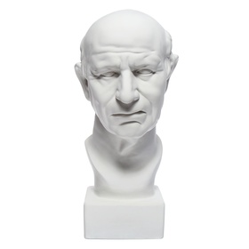 Гипсовая фигура, Голова римлянина «Мастерская Экорше», 25х25х60 см