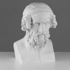 Гипсовая фигура, бюст Гомера «Мастерская Экорше», 27,5 х 30 х 44 см Гипсовая фигура, бюст Гомера «Мастерская Экорше», 27,5 х 30 х 44 см