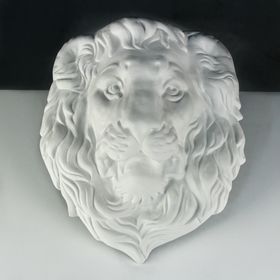 Plaster figure Lion mask 38.5 * 32 * 11 cm 90-951. 