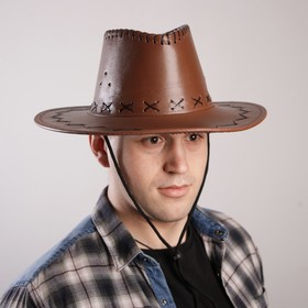 Шляпа «Ковбой», цвета МИКС