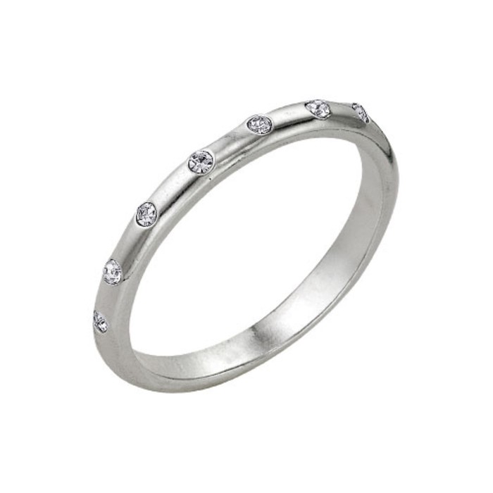 Кольцо "Венчание", посеребрение, 17,5 размер