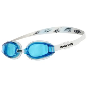 Очки для плавания детские Coaster kids, цвет синий/белый