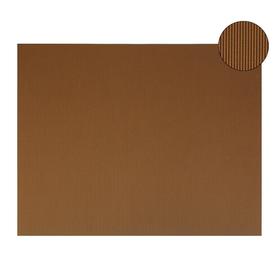 Картон цветной Гофрированный, 650 х 500мм Sadipal Ondula, 1 лист, 328 г/м2, темно-коричневый