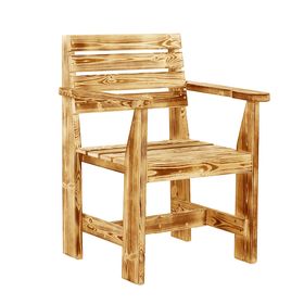 Кресло к набору Дачный  классический(обожжённый , лакированный)