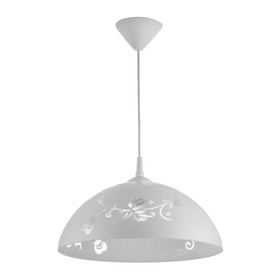 Светильник Ладера "Рочелл" 1 лампа E27 40Вт белый  д.350