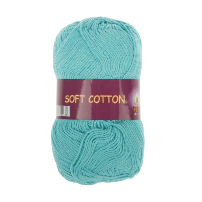 Пряжа 50 м 50 гр. Пряжа Vita Cotton Soft Cotton 1809 св.гол.бирюза. Пряжа Vita Cotton Soft Cotton цвет 1823 голубая бирюза. Пряжа Амели 100% хлопок. Пряжа circulo домина100 # хлопок 21 вискоза 50 гр. 93 м..