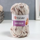 Пряжа "Baby color" 100% акрил 150м/50гр (269 бел с беж-коричн) Пряжа "Baby color" 100% акрил 150м/50гр (269 бел с беж-коричн)