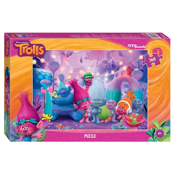 Пазлы Trolls, 360 элементов