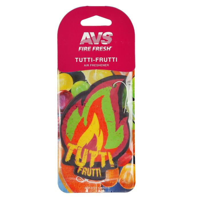 Ароматизатор AVS AFP-012 Fire Fresh, Тутти-Фрутти, бумажные